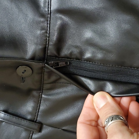 Lichi faux leather shorts. NWOT - Picture 7 of 9